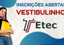 Inscrições abertas vestibulinho ETEC